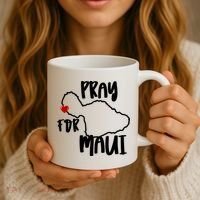 Pray For Maui Hawaii Strong Maui Wildfire Support Men Women Coffee Mug thumb 3