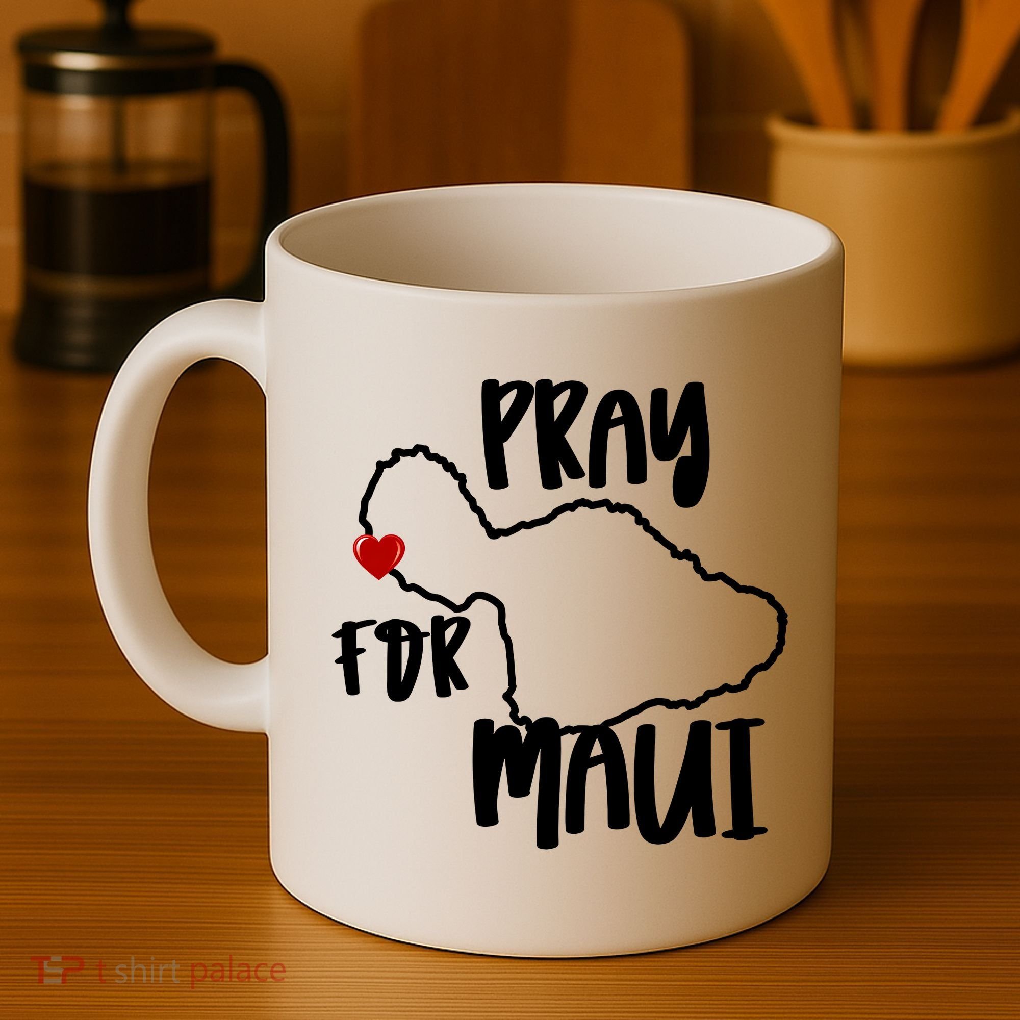 Pray For Maui Hawaii Strong Maui Wildfire Support Men Women Coffee Mug