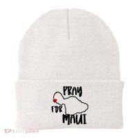 Pray For Maui Hawaii Strong Maui Wildfire Support Men Women Beanie thumb 0