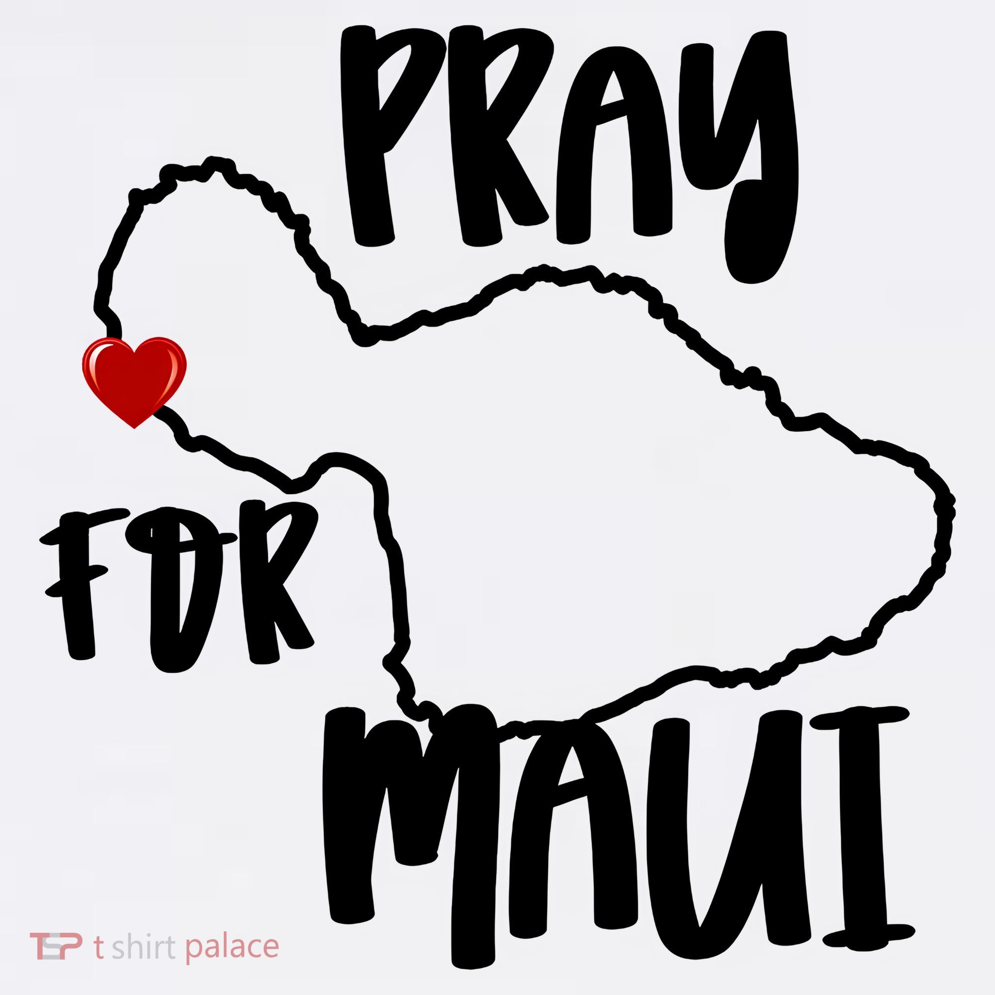 Pray For Maui Hawaii Strong Maui Wildfire Support Men Women Women's Hoodie