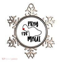 Pray For Maui Hawaii Strong Maui Wildfire Support Men Women Ornament thumb 0