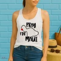 Pray For Maui Hawaii Strong Maui Wildfire Support Men Women Women's Tank Top thumb 2