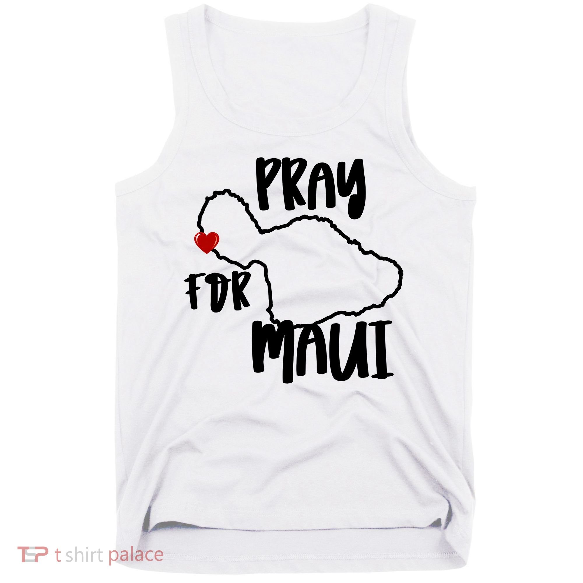 Pray For Maui Hawaii Strong Maui Wildfire Support Men Women Tank Top