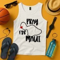 Pray For Maui Hawaii Strong Maui Wildfire Support Men Women Tank Top thumb 4