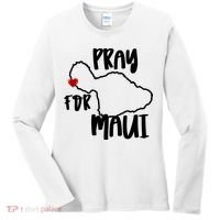 Pray For Maui Hawaii Strong Maui Wildfire Support Men Women Women's Long Sleeve Shirt thumb 0