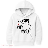 Pray For Maui Hawaii Strong Maui Wildfire Support Men Women Kids Hoodie thumb 0