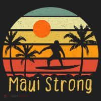 Pray For Maui Hawaii Strong Maui Golf Towel thumb 3