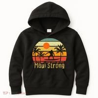 Pray For Maui Hawaii Strong Maui Kids Hoodie thumb 0