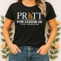 Pratt For Mayor Of Los Angelas LA Pride Women's T-Shirt thumb 2