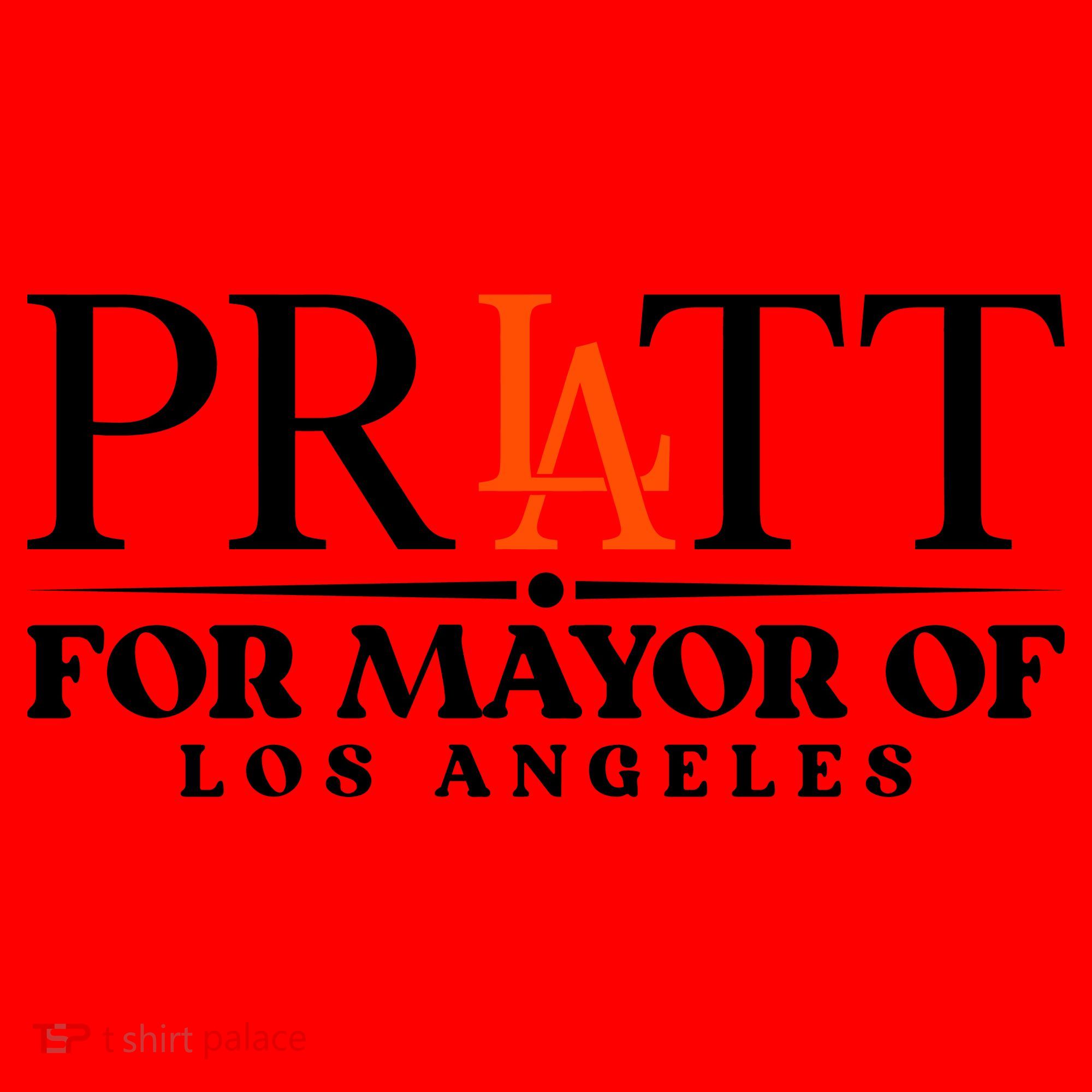 Pratt For Mayor Of Los Angelas LA Pride Santa Hat