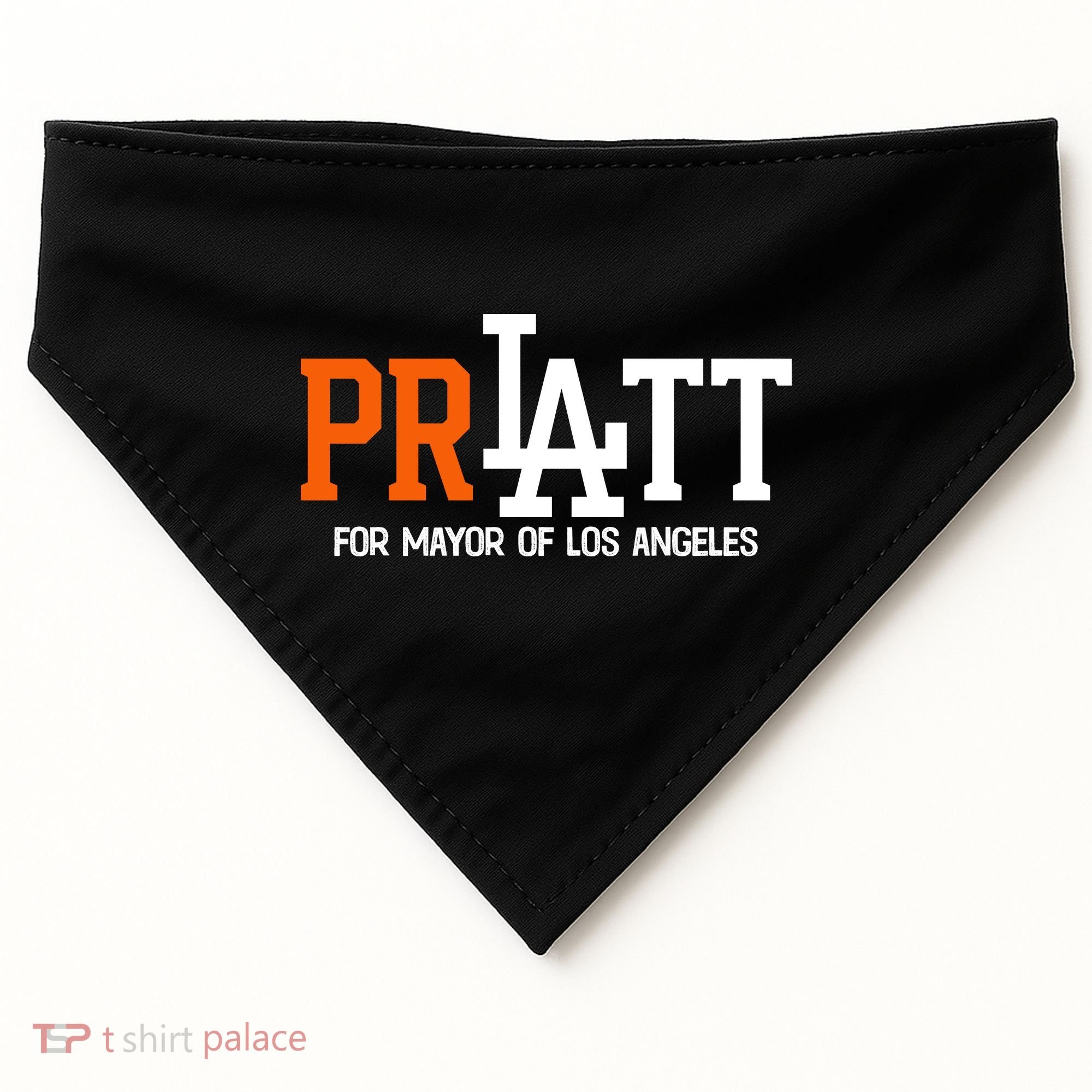 Pratt For Mayor Of Los Angeles USA-Made Doggie Bandana