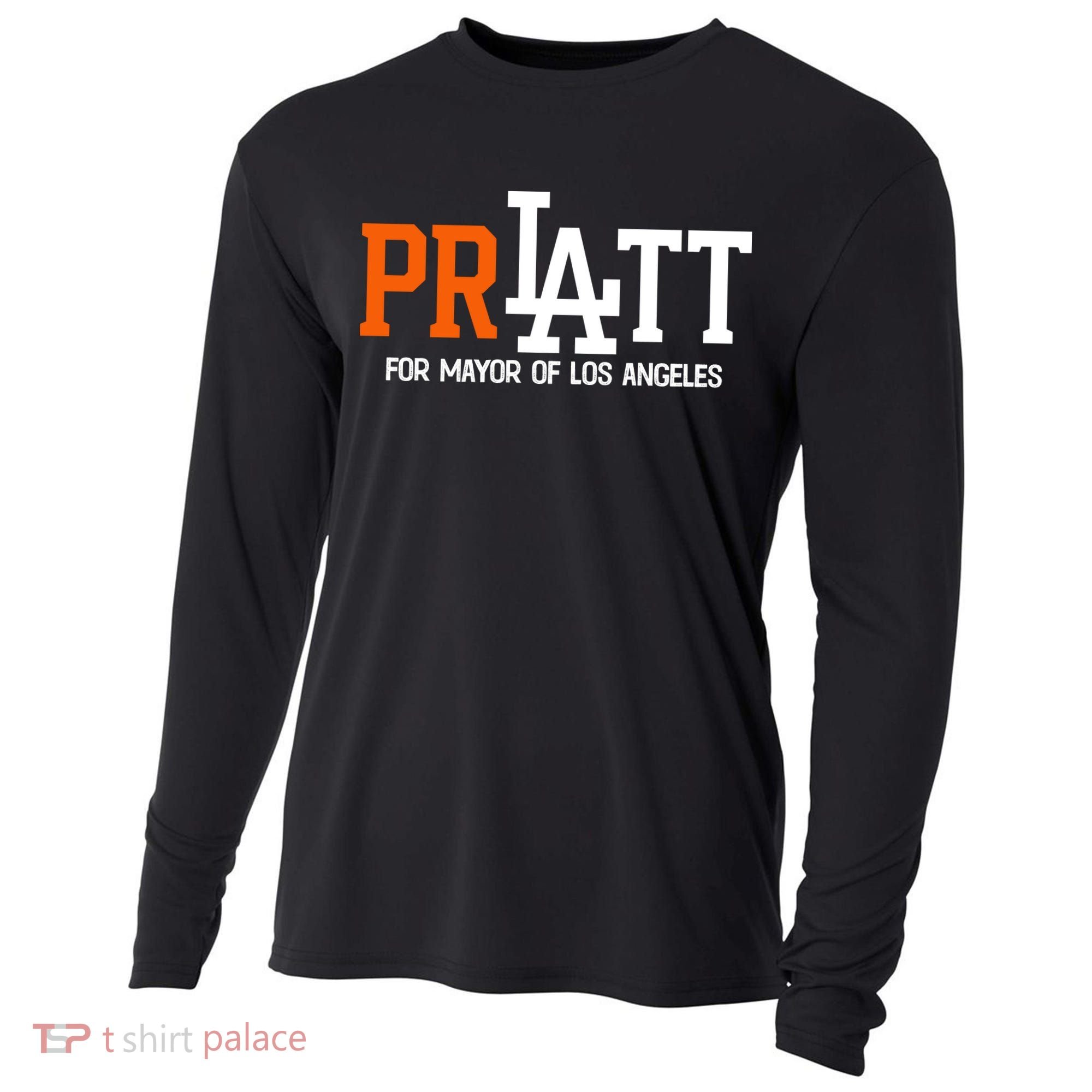 Pratt For Mayor Of Los Angeles Cooling Performance Long Sleeve Crew