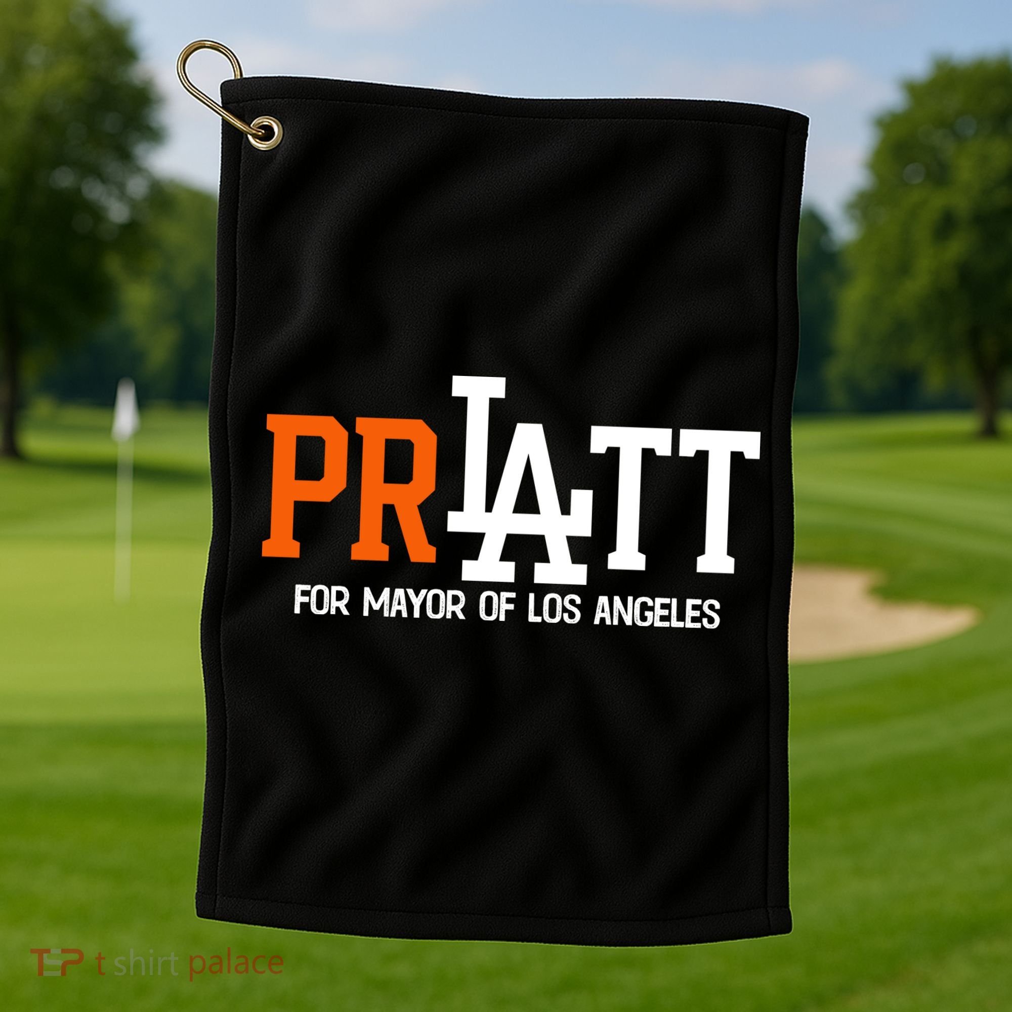 Pratt For Mayor Of Los Angeles Golf Towel
