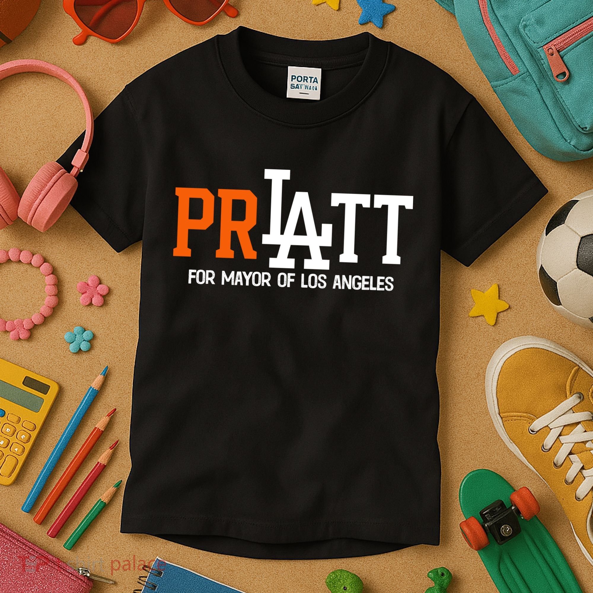 Pratt For Mayor Of Los Angeles Kids T-Shirt