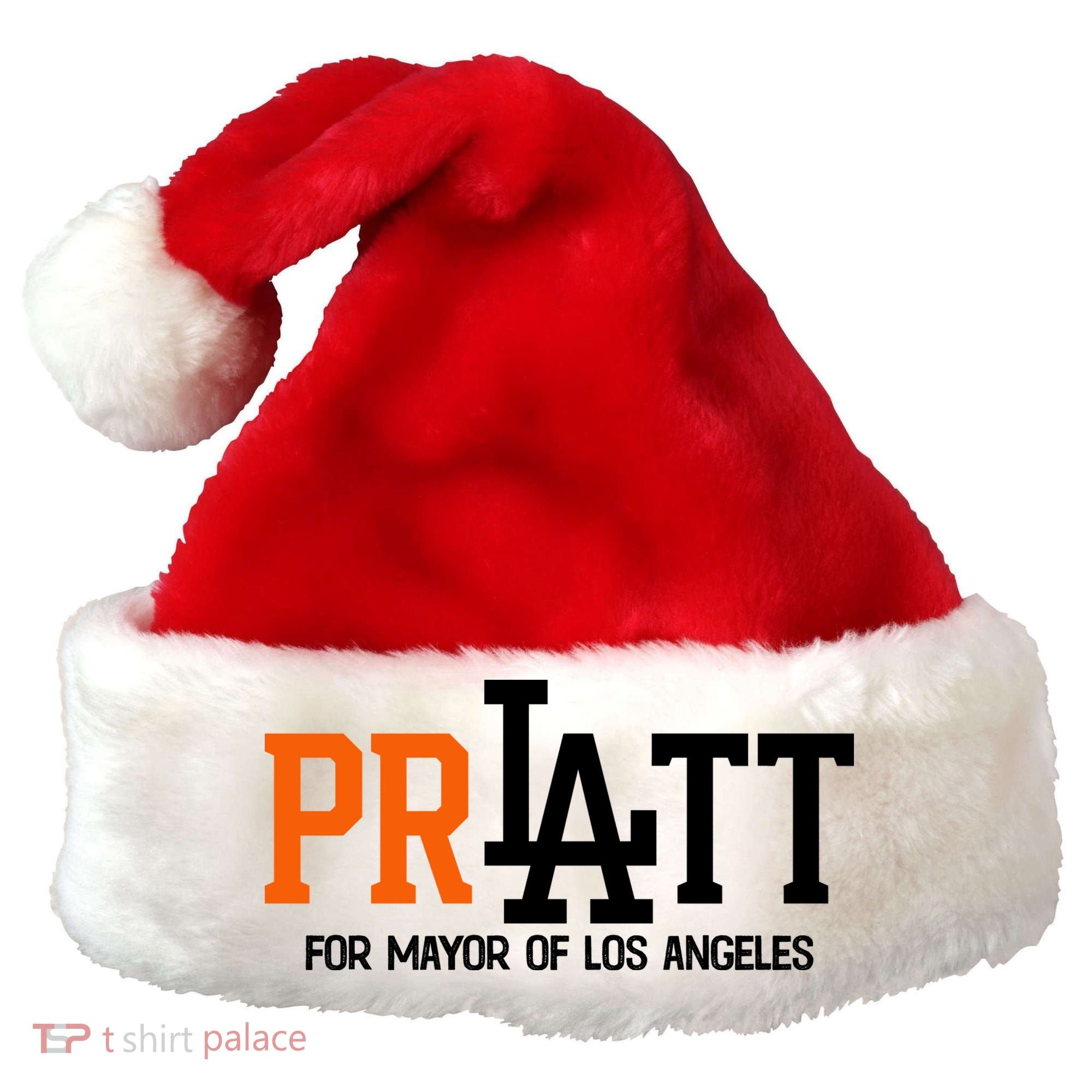 Pratt For Mayor Of Los Angeles Santa Hat