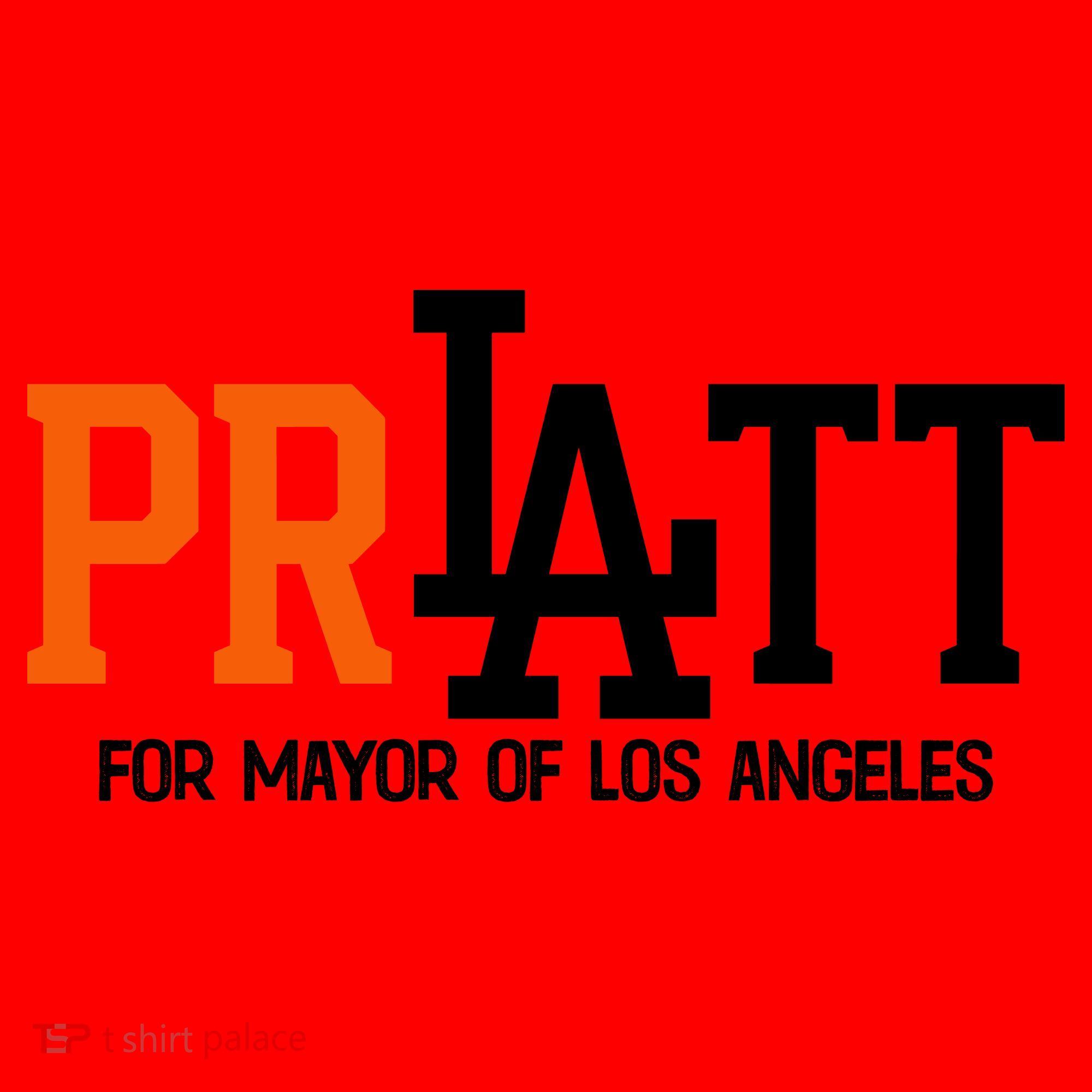 Pratt For Mayor Of Los Angeles Santa Hat