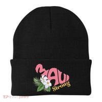 Pray For Maui Strong Hawaii Beanie thumb 0