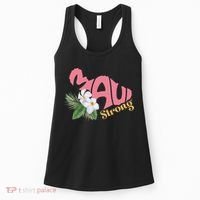Pray For Maui Strong Hawaii Women's Tank Top thumb 0