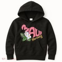 Pray For Maui Strong Hawaii Kids Hoodie thumb 0