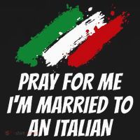 Pray for Me I'm Married to An Italian Funny Husband and Wife Women's Tank Top thumb 5