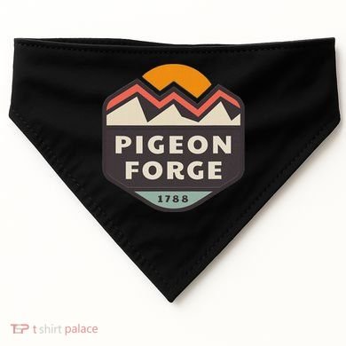 Pigeon Forge Mountains USA-Made Doggie Bandana