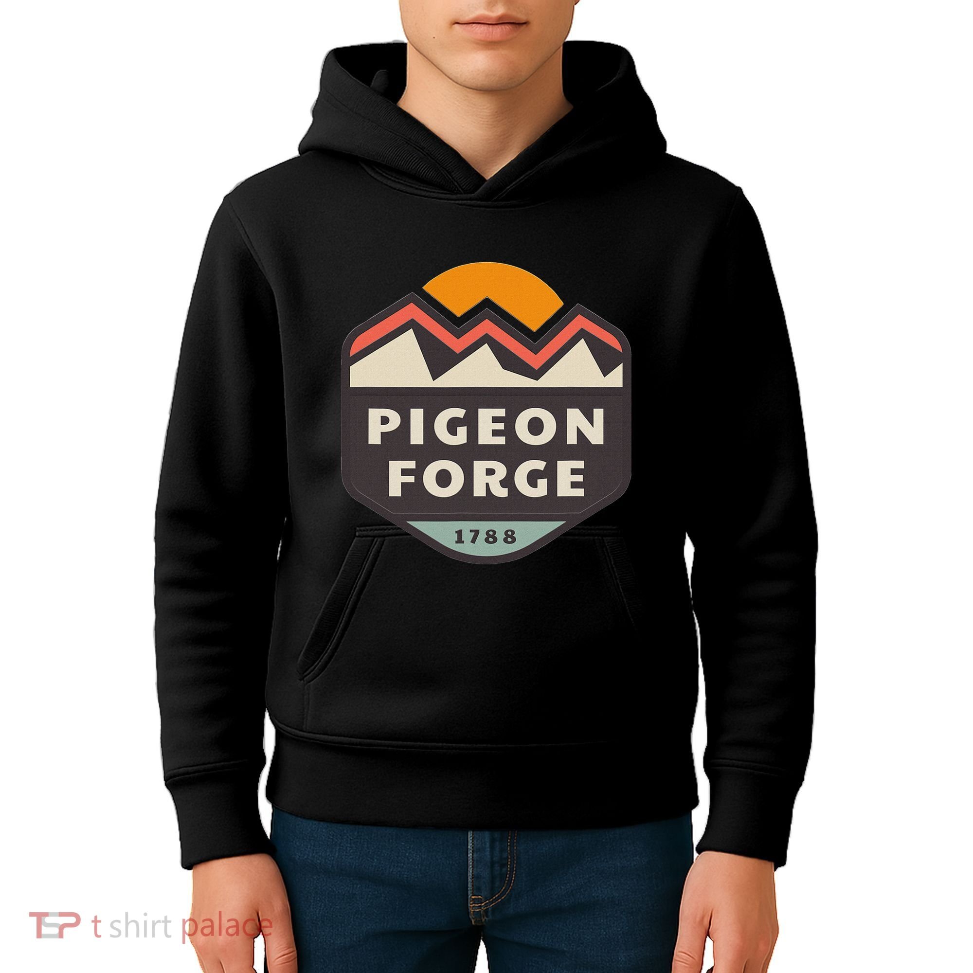 Pigeon Forge Mountains Kids Hoodie