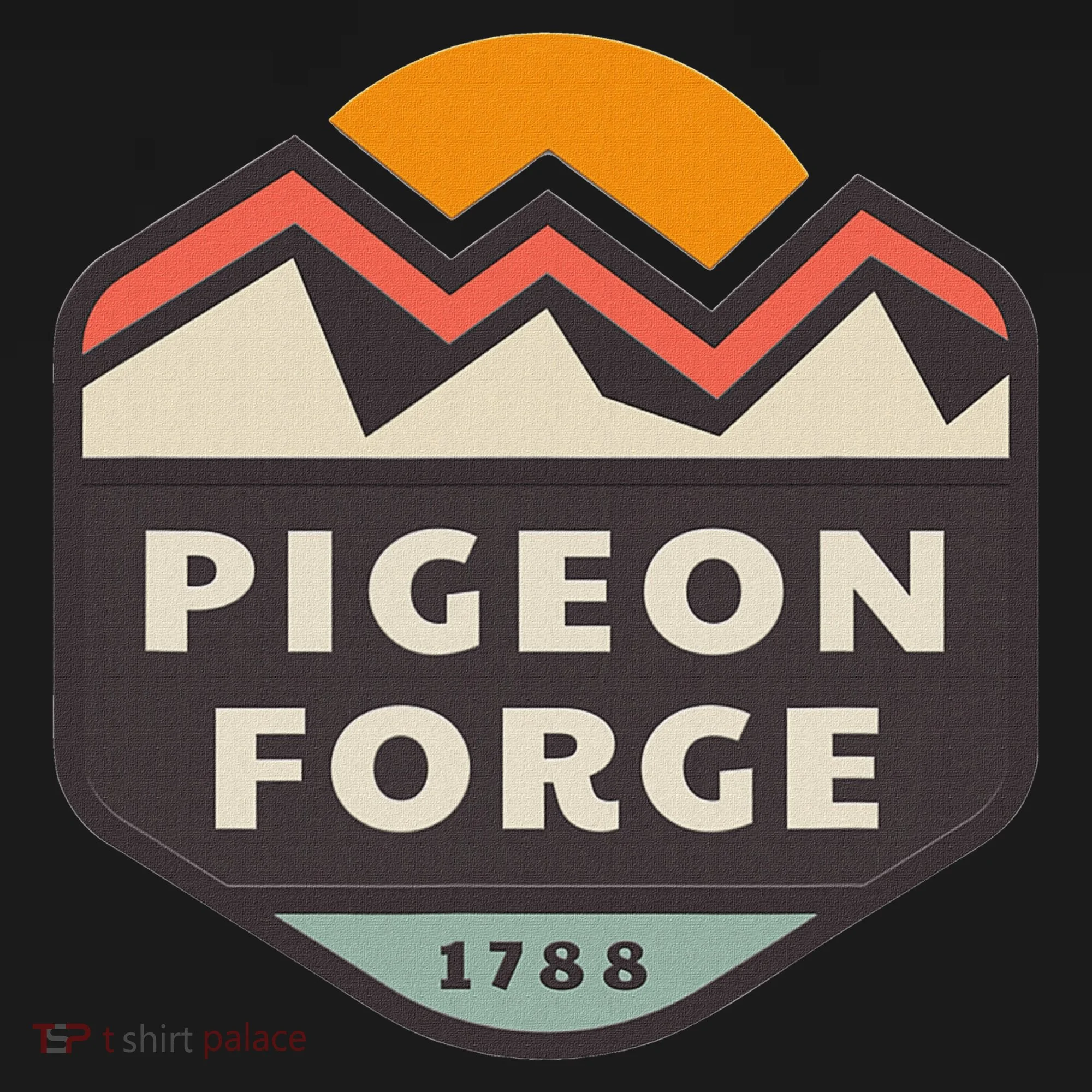 Pigeon Forge Mountains Kids Long Sleeve Shirt