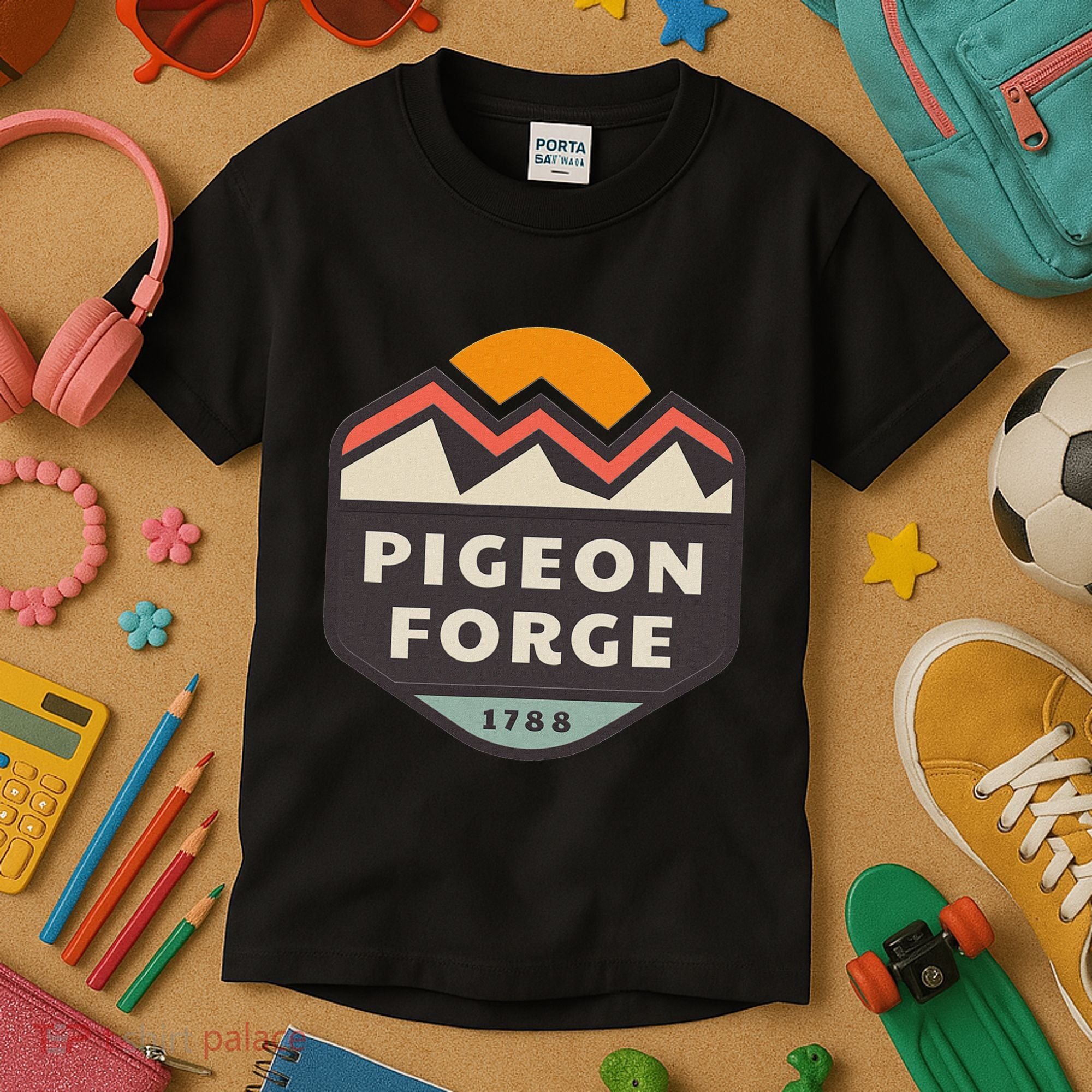 Pigeon Forge Mountains Kids T-Shirt