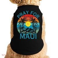 Pray For Maui Hawaii Strong Doggie Tank thumb 0