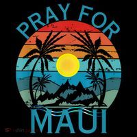 Pray For Maui Hawaii Strong Doggie Tank thumb 4