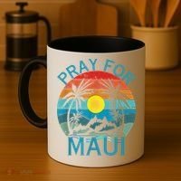 Pray For Maui Hawaii Strong Coffee Mug thumb 4