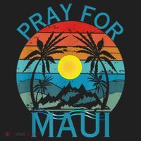 Pray For Maui Hawaii Strong Beanie thumb 2