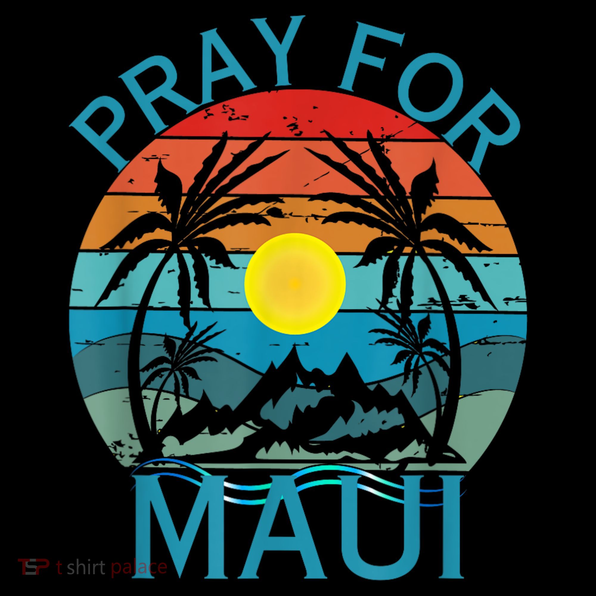 Pray For Maui Hawaii Strong Toddler Hoodie