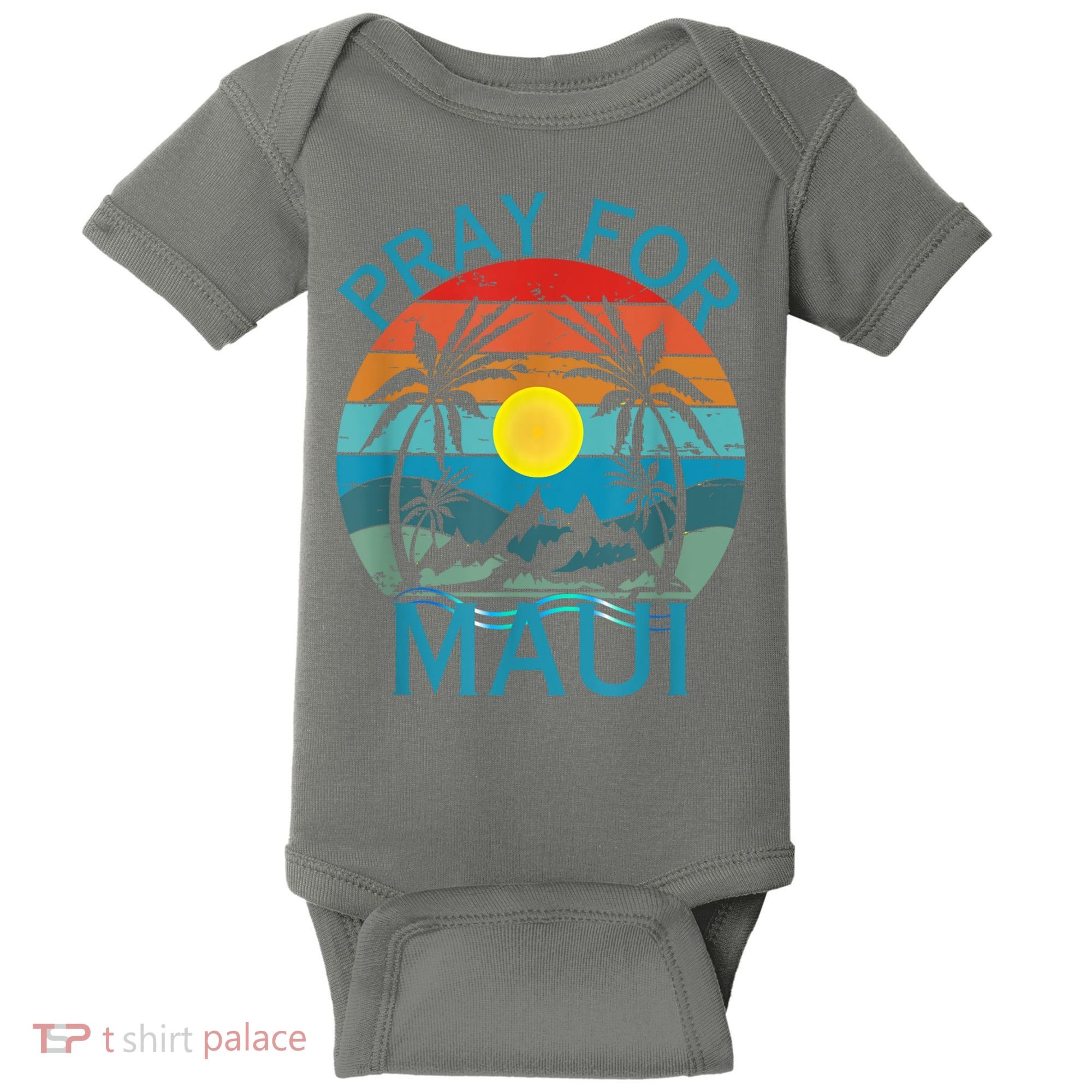 Pray For Maui Hawaii Strong Baby Bodysuit