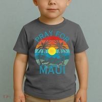 Pray For Maui Hawaii Strong Toddler T-Shirt thumb 2