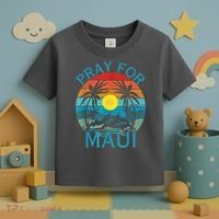 Pray For Maui Hawaii Strong Toddler T-Shirt thumb 3