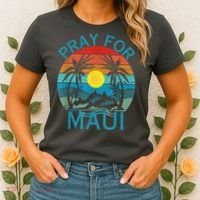 Pray For Maui Hawaii Strong Women's T-Shirt thumb 2