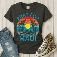 Pray For Maui Hawaii Strong Women's T-Shirt thumb 3
