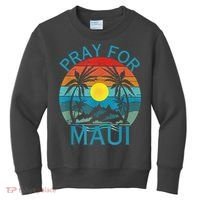 Pray For Maui Hawaii Strong Kids Sweatshirt thumb 0