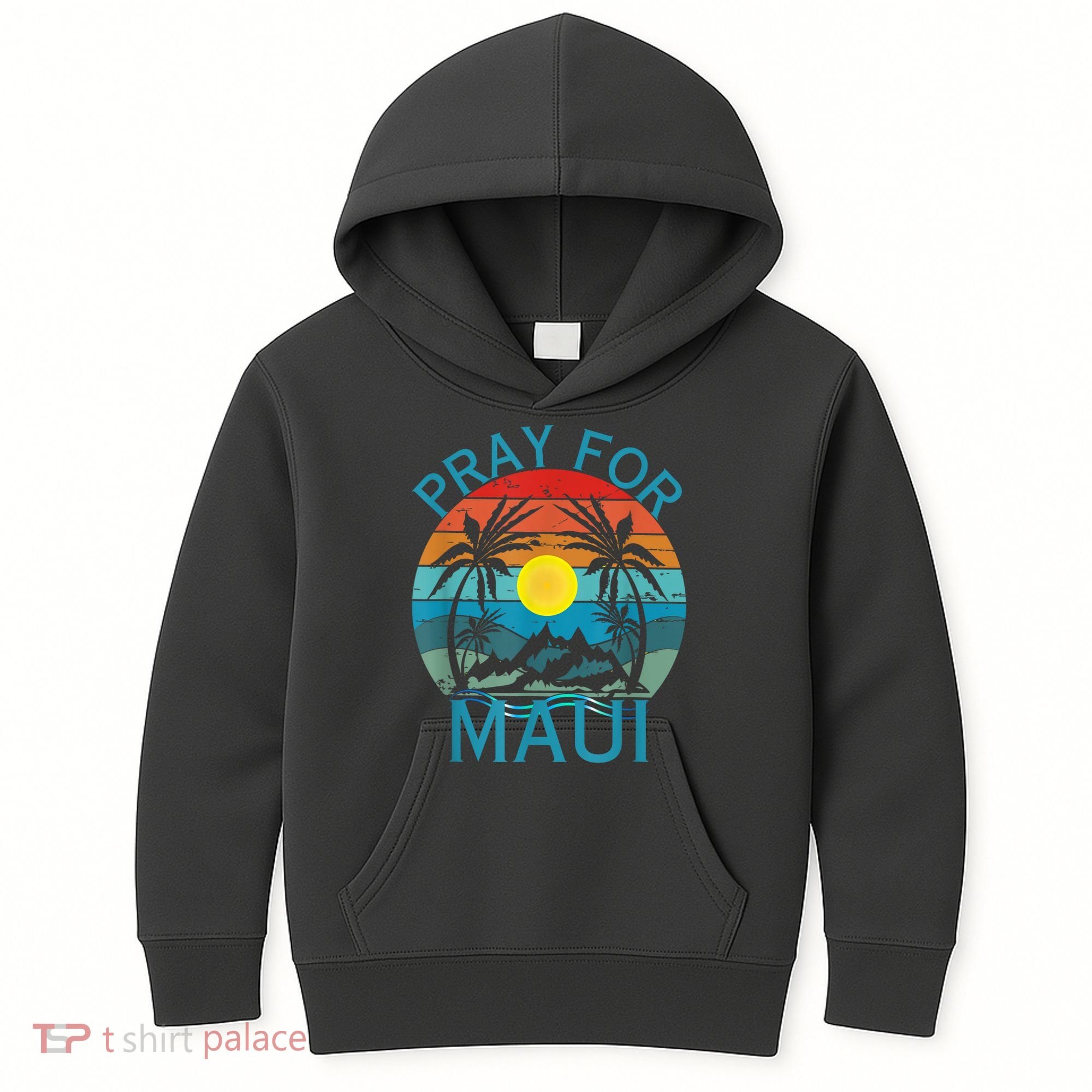 Pray For Maui Hawaii Strong Kids Hoodie