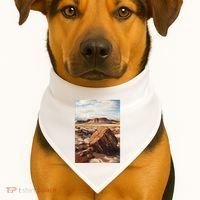Petrified Forest National Park USA-Made Doggie Bandana thumb 1