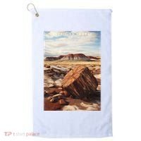 Petrified Forest National Park Golf Towel thumb 0