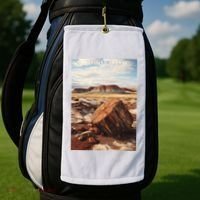 Petrified Forest National Park Golf Towel thumb 2