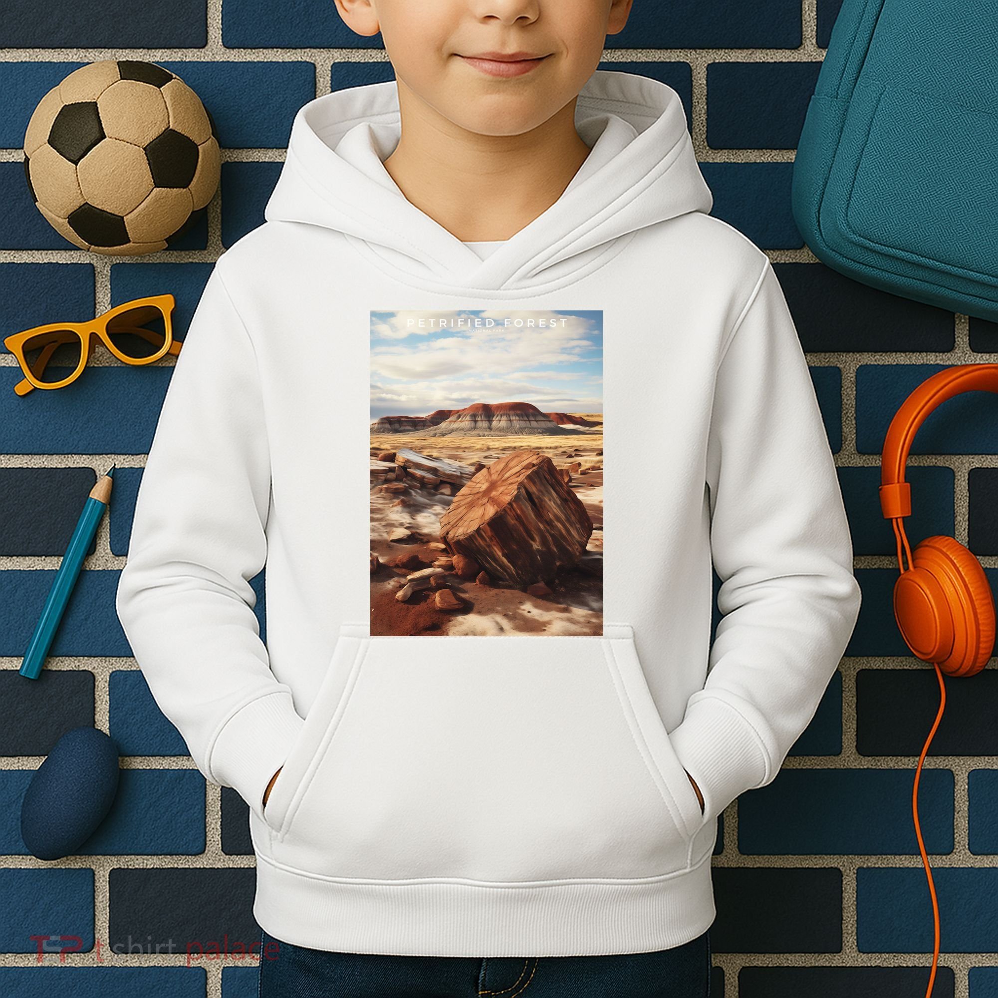 Petrified Forest National Park Kids Hoodie