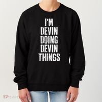 Personalized First Name I'm Devin Doing Devin Things  Women's Sweatshirt thumb 0