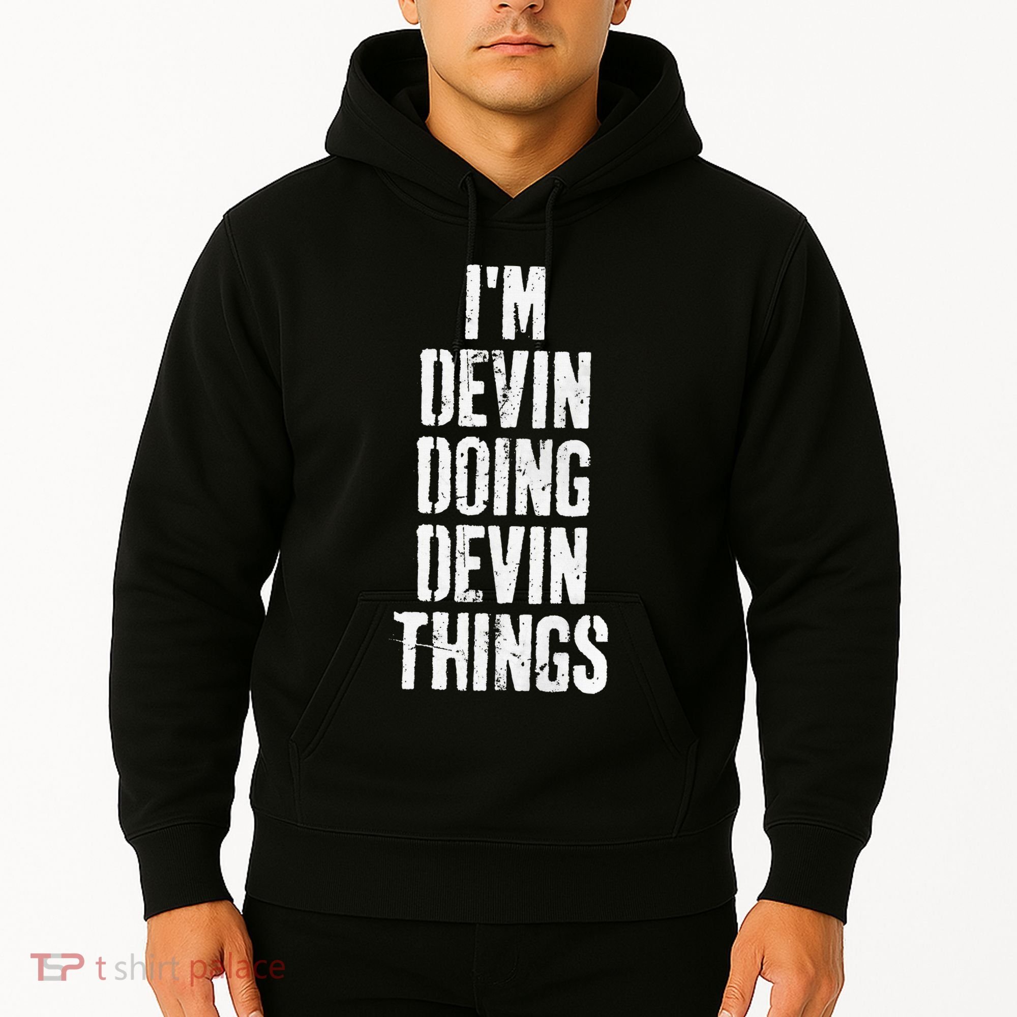 Personalized First Name I'm Devin Doing Devin Things  Hoodie