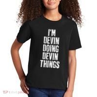 Personalized First Name I'm Devin Doing Devin Things  Kids T-Shirt thumb 2