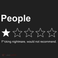 People F*cking Nightmare Would Not Recommend Funny Star Hat thumb 2