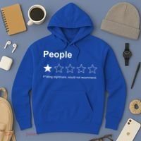 People F*cking Nightmare Would Not Recommend Funny Star Hoodie thumb 3