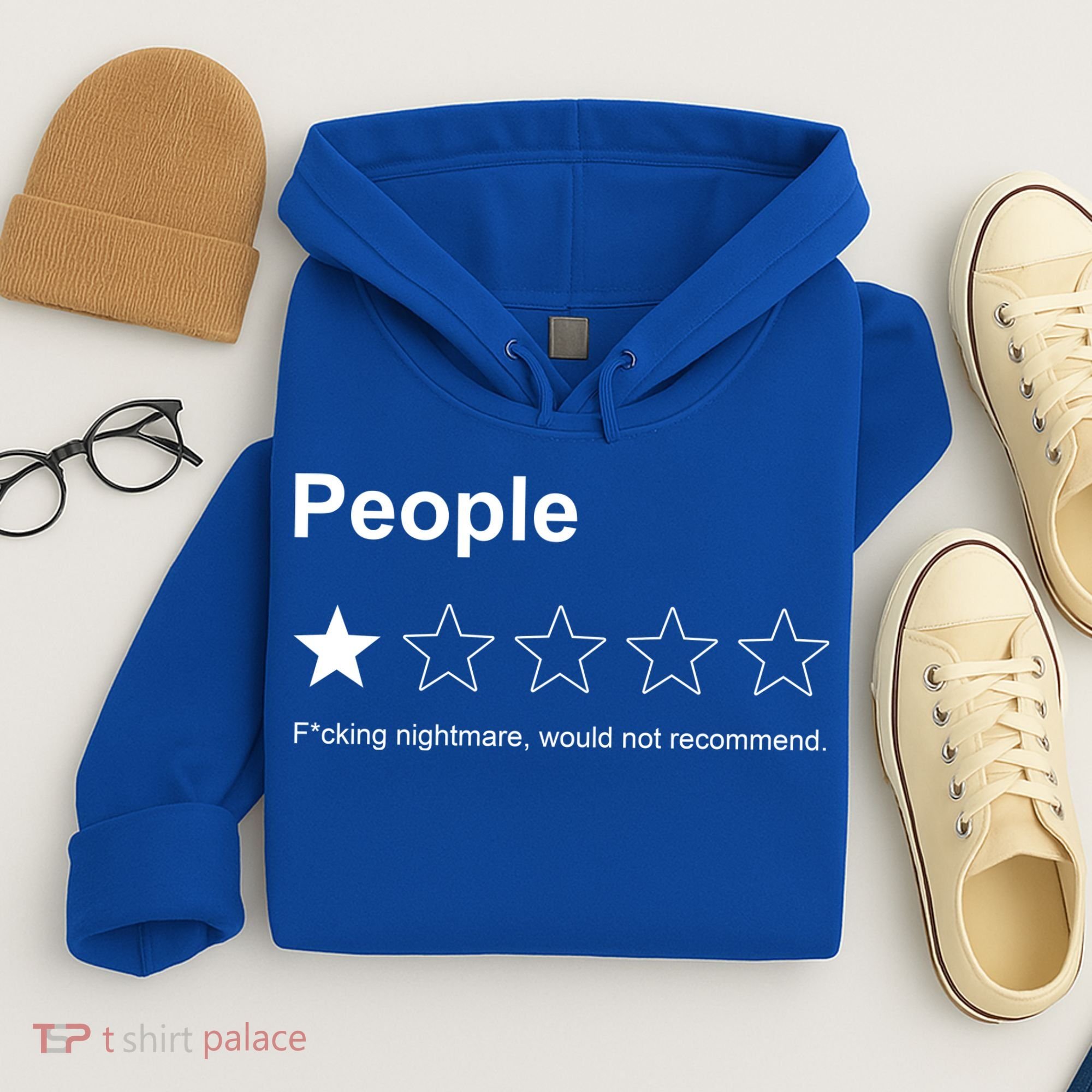 People F*cking Nightmare Would Not Recommend Funny Star Hoodie